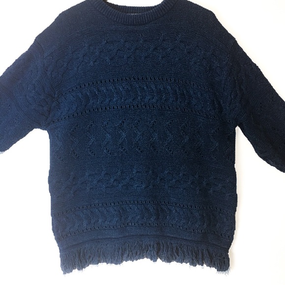 TIMELESS Knit Denim Sweater by DALMYS size L - Picture 3 of 8